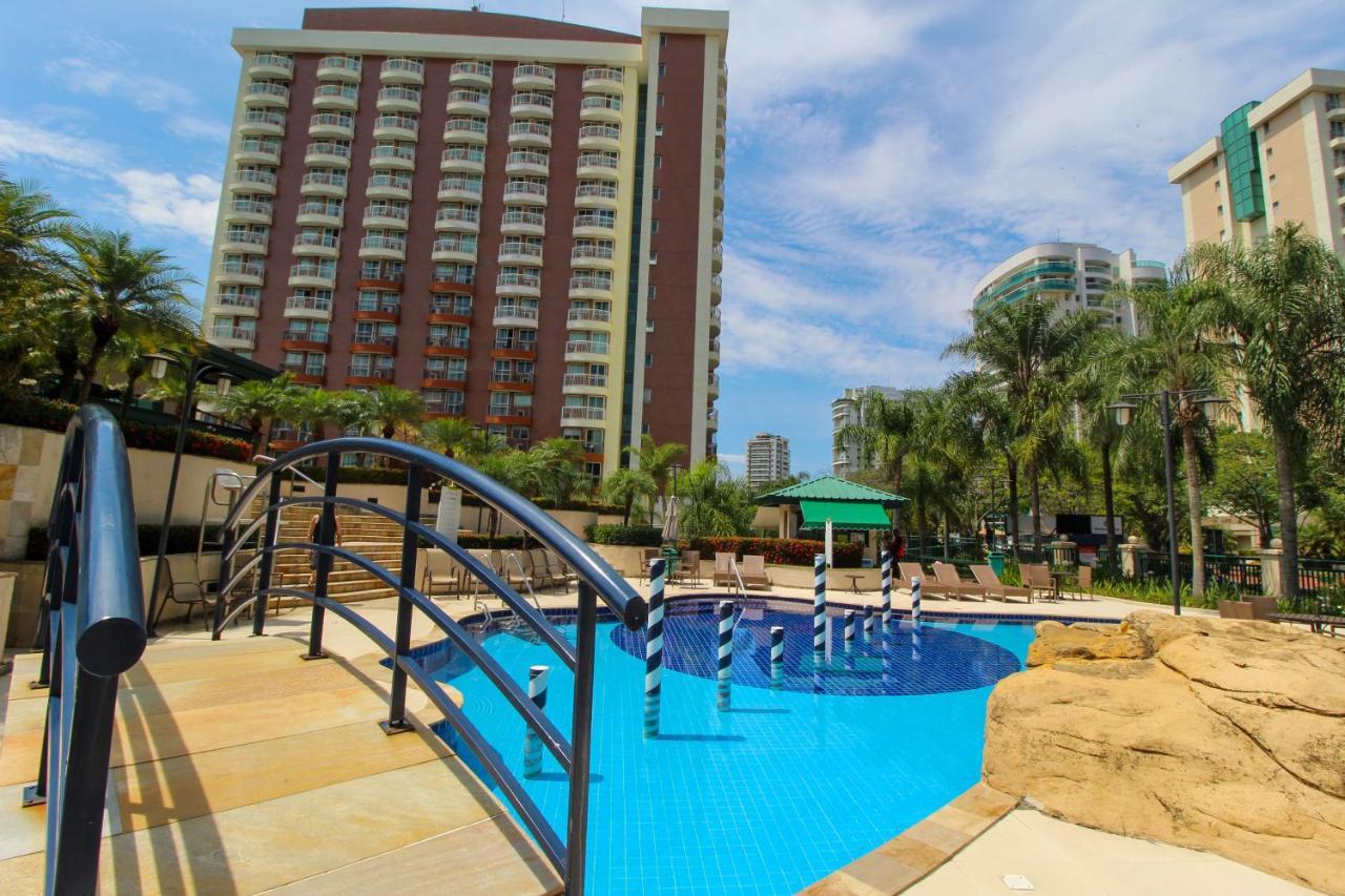 Barra Da Tijuca - 9 - Flat Premium Com Cozinha, Fogao Cooktop, Geladeira Grande, Smart Tv Grande, Lindo E Muitissimo Confortavel, Balsa Para A Praia Gratis E Estacionamento Gratuito Rio de Janeiro Exterior photo
